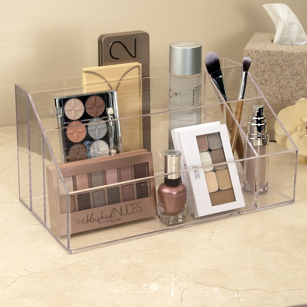 Large Capacity Premium Quality Clear Acrylic Makeup Palette Organizer