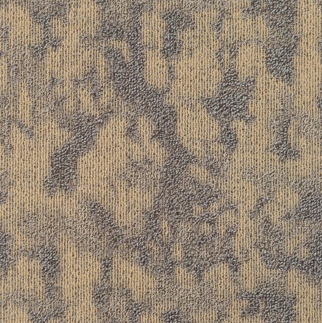 Decorative 100X25cm Fireproof Commercial Nylon Carpet Tile