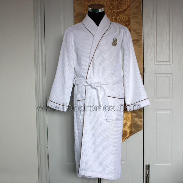 Hotel&Resorts Logo Cotton Waffle Bathrobe