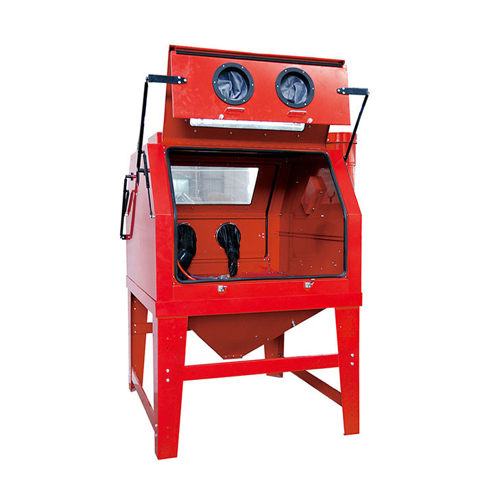 Dustless Heavy Duty Industrial Use Glass Bead Cabinet Blasting Machine