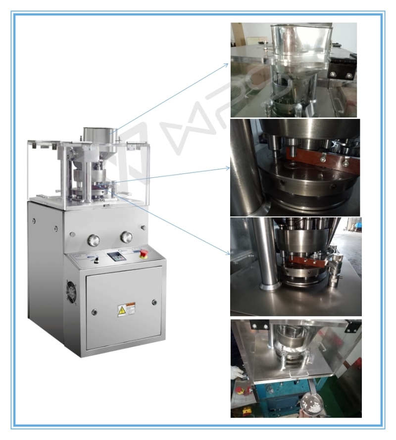 High Quality Tablet Press Machine Zp -7A for Laboratory Testing