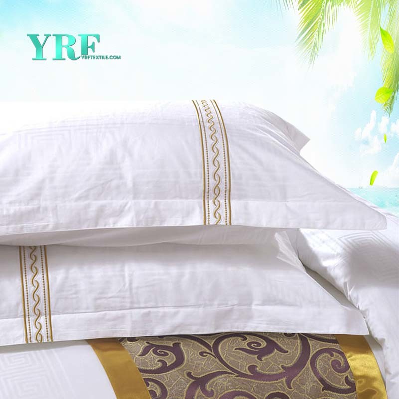 Yrf 100% Cotton Hotel Stripes Pillow Case