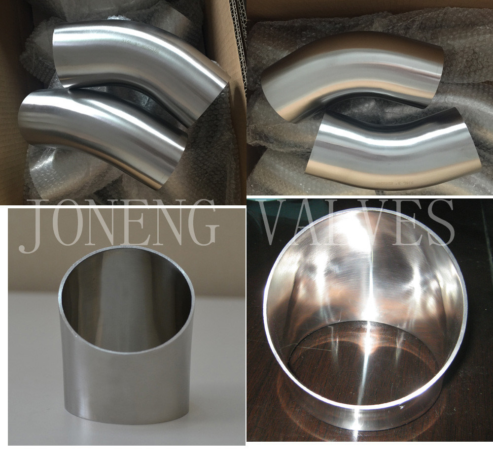Stainless Steel Hygienic Grade Clamped 45D Bend (JN-FT3009)