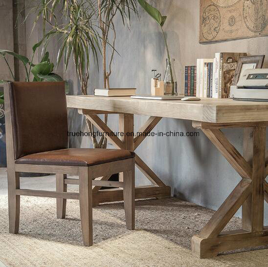 Americian Design Nature Solid Wood Table Solid Wood Wrting Desk Solid Timber Meeting Table