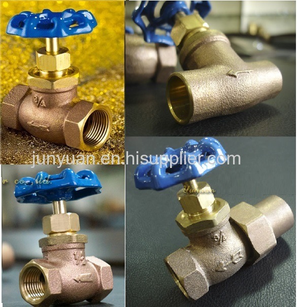 Brass Stop Valve with Union End