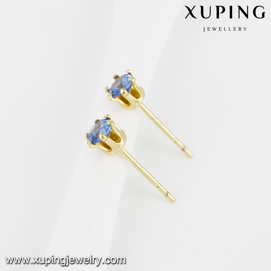 Xuping Gold Color Dangle Earring, 14K Gold Color Hanging Earrings, Christmas Earring