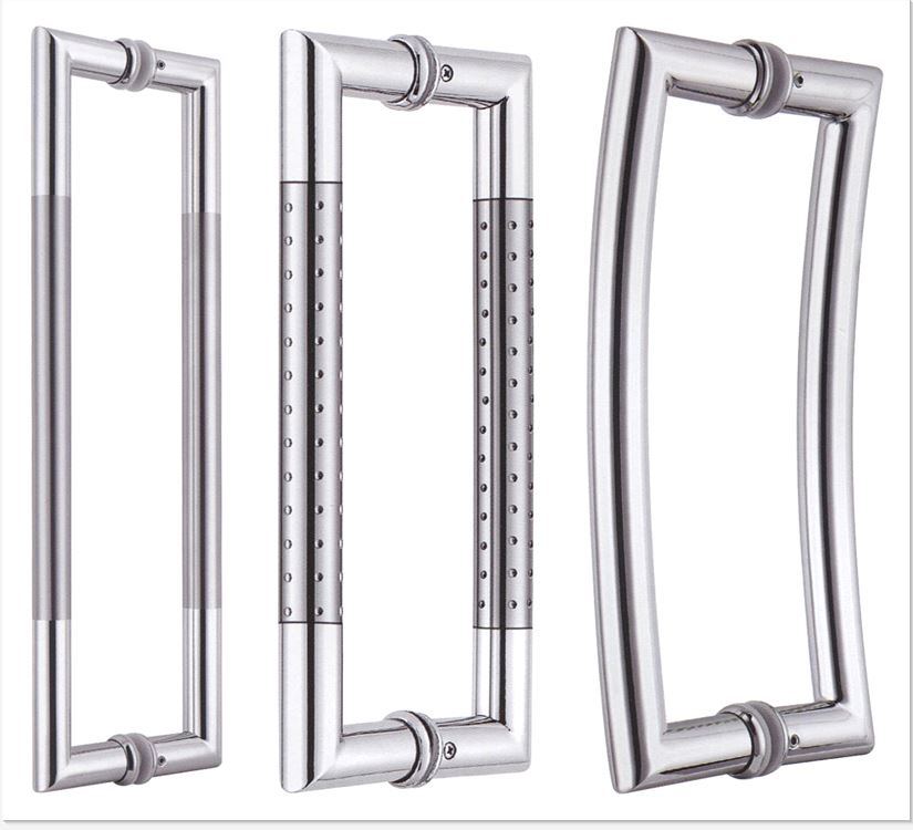 Pull and Push Handle Stainless Steel Glass Door Handles