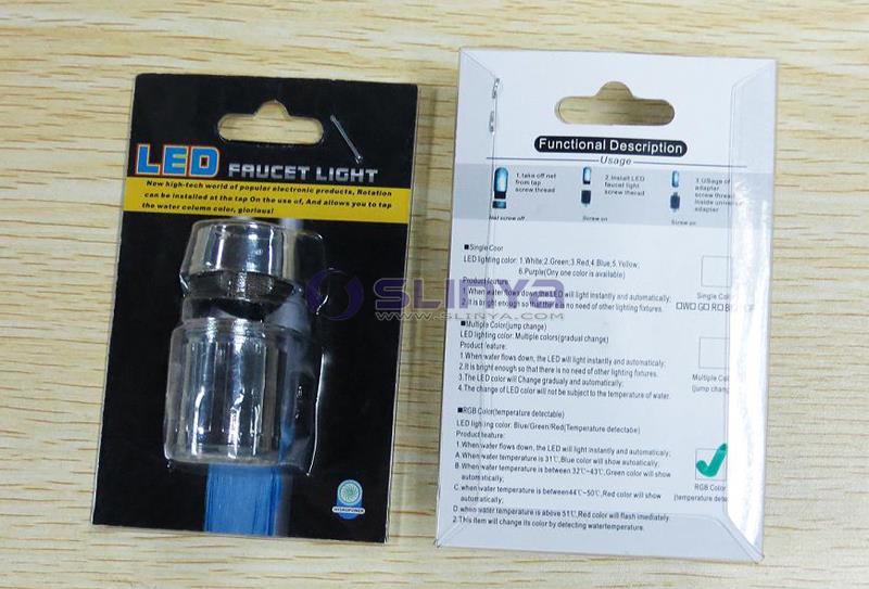 3 Colors Water Temperature Sensor Control RGB LED Kitchen Faucet (SL-A6)