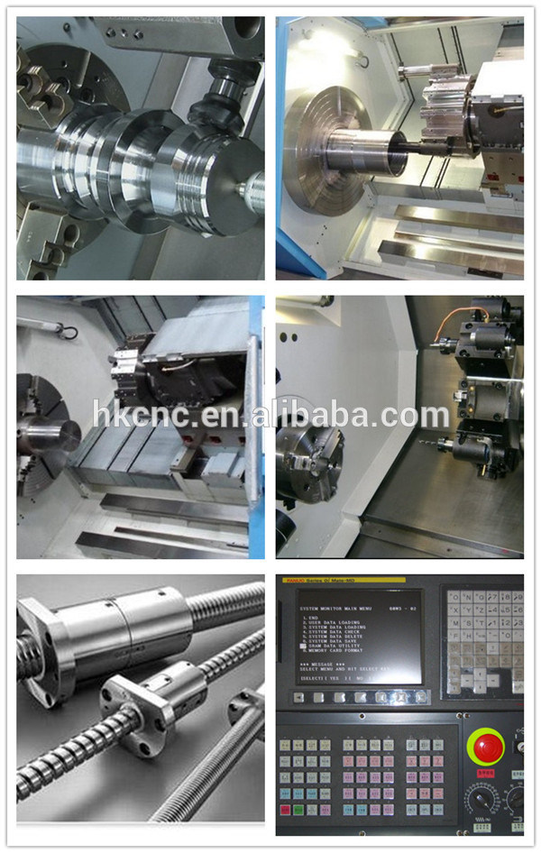 Ck80L Customered Precision Slant Bed CNC Lathe Machine