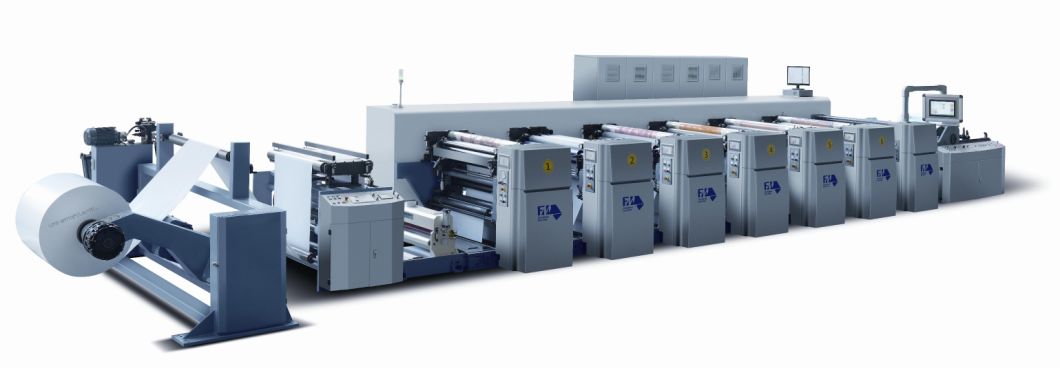 Paper Cups Roll to Roll Servo Flexo Printing Machine