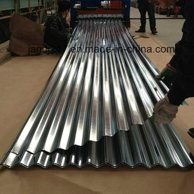Galvanized or Color Plated Corrugated Steel Roofing Sheet