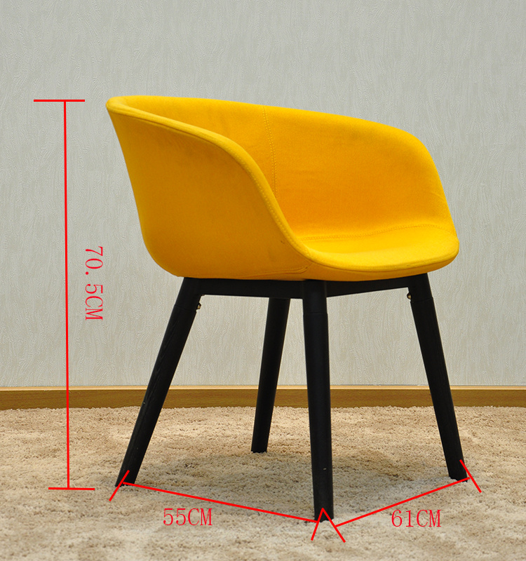 Simple Modern High Heel Home Furniture Wooden Restaurant Chair