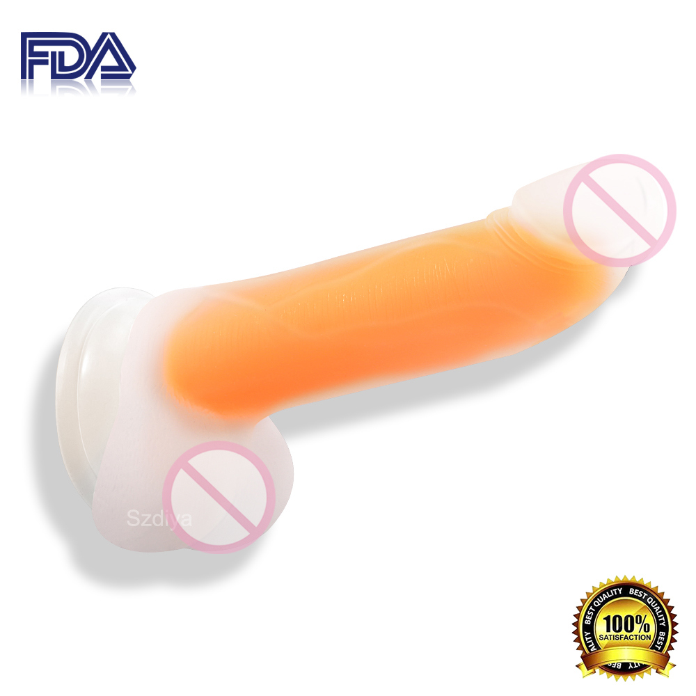 Sexual Silicone Dildo Penis Sm Sex Toy for Lesbian (DYAST397C-B)