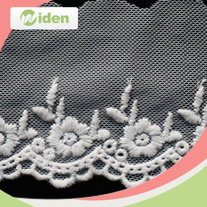 Excellent Machines Soft Bridal Embroidery Net Lace