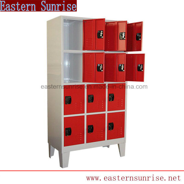 12 Door Compartments Steel Storage Locker