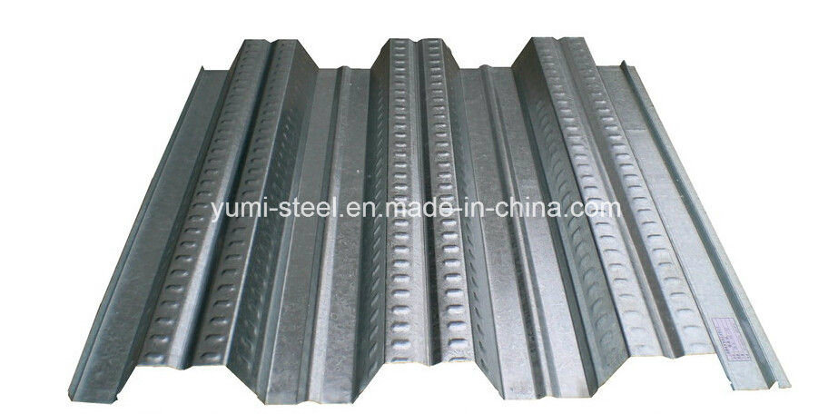 Corrugated Opened Floor Roofing Sheet for Multi-Layer Decking Building