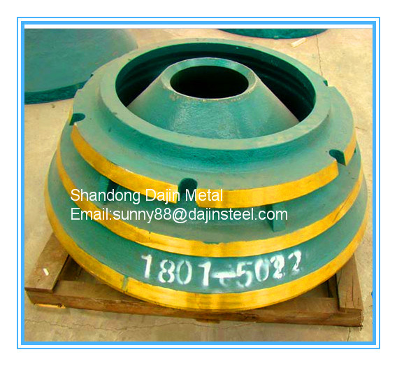 Metso HP300 Cone Crusher Casting Steel Wear Parts