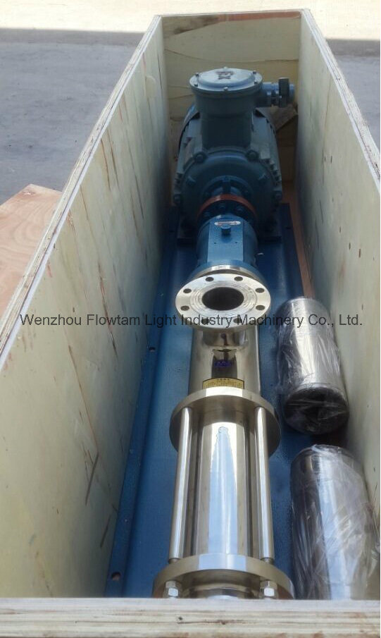 Sanitary Stainless Steel Syrup Single Screw Pump