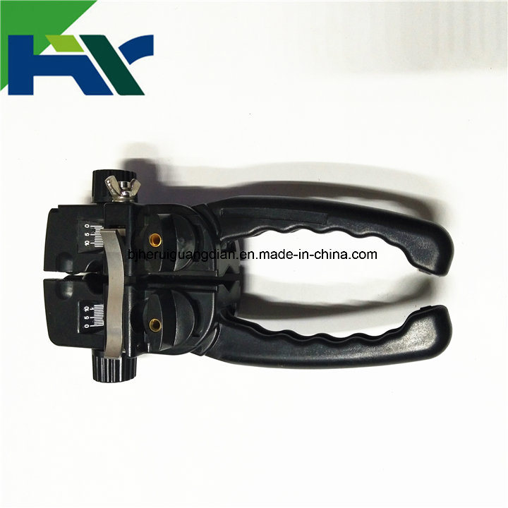 Coaxial Cable Wire Stripper Tools Ttg 10A Across and Lengthwise Fiber Cable Stripper