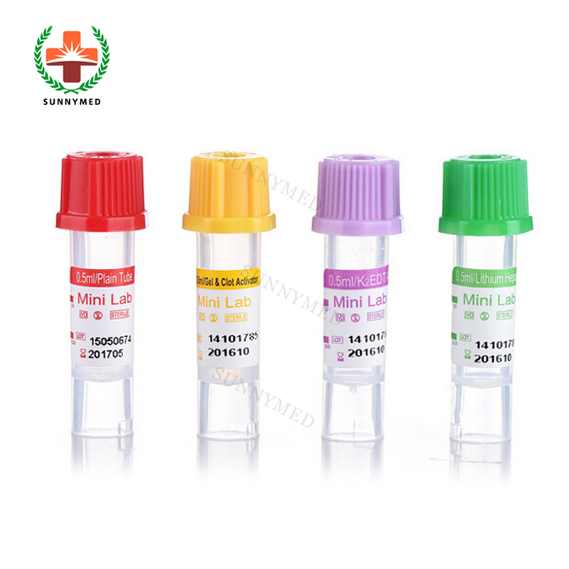 Sy-L013-1 0.5ml Mini Vacuum Blood Collection Micro Blood Tube