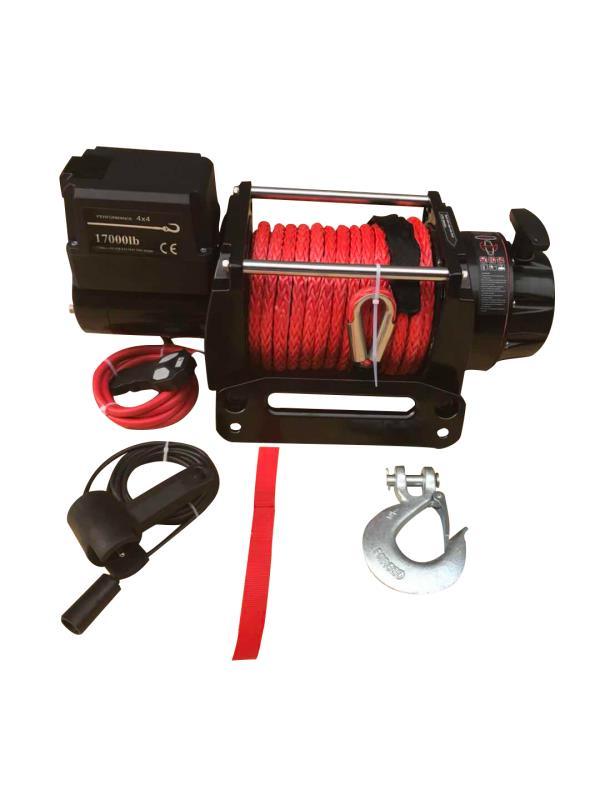 Heavy Weight Powerful 17000 Lb off-Road Winch with Synthetic Rope