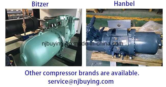 400kw 100-120ton Water Cooled Screw Compressor Chiller with Ce