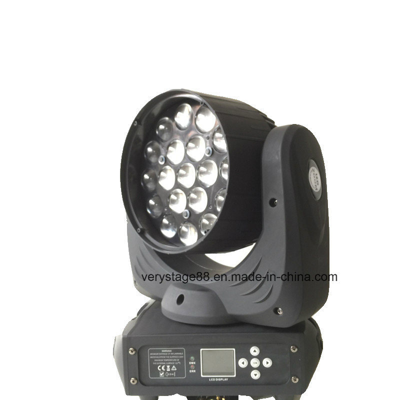 Professional 19X12W 4in1 Wash Beam Zoom LED Moving Head Light