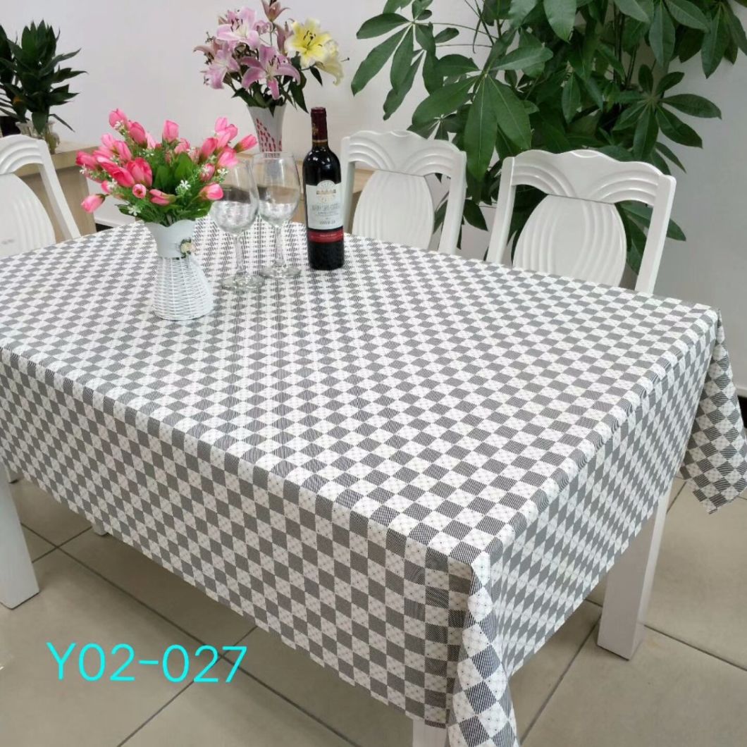 Colorful 3D PVC Wipe Clean Dining Table Runner