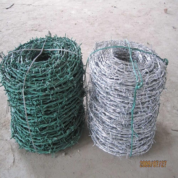 Galvanized / PVC Coated Barbed Wire