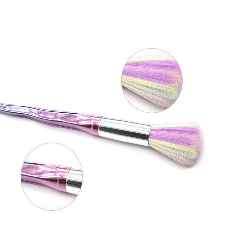 2018 New 7PCS Flower Stick Plastic Handle Cosmetic Brush