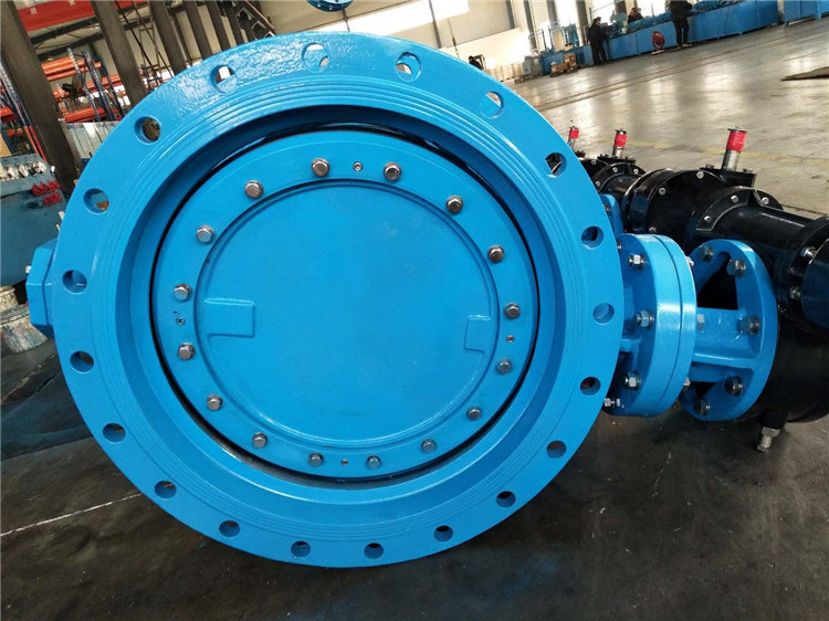 Resilient Seat Double Eccentric Flanged Butterfly Valve