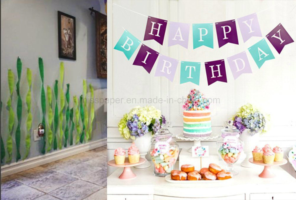 Umiss Paper Mermaid Birthday Party Decoration for Factory OEM