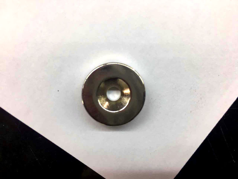 countersunk disc magnet D20X5 neodymium magnet