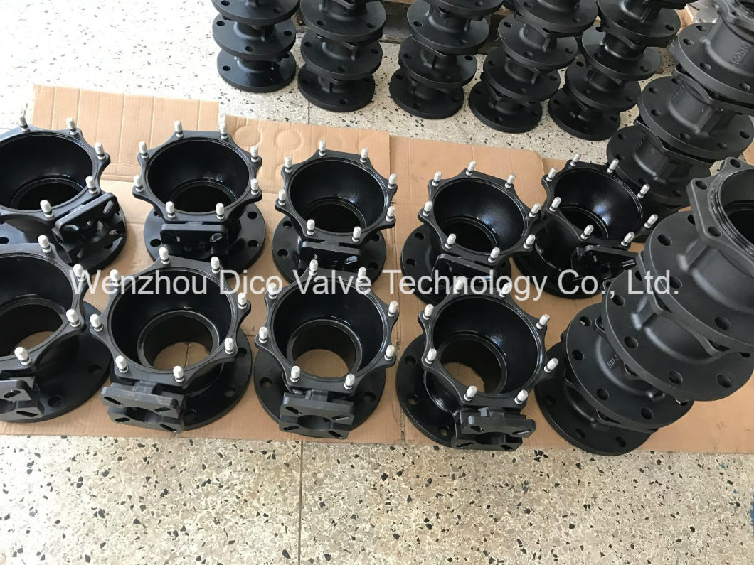 Wcb Carbon Steel Mounting Pad Flanged Ball Valve