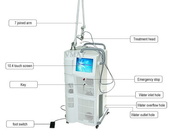 Vh613 CO2 Fractional Laser Vaginal Tightening Skin Rejuvenation Machine