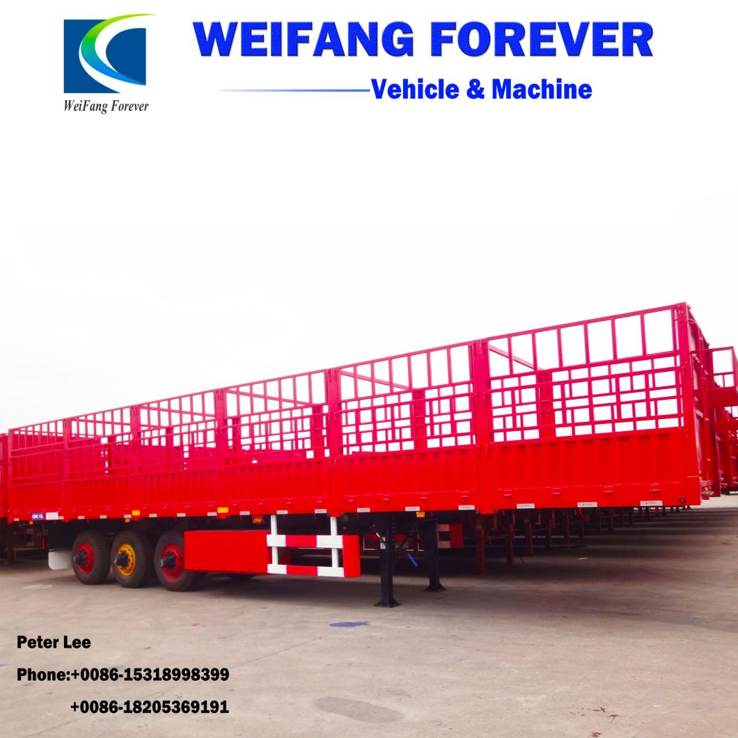 50tons Fence/Stake Cargo Truck Semi Trailersget Latest Price