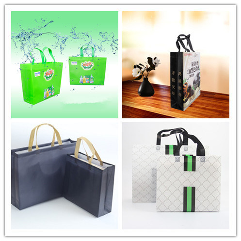 Promotional Cheap Customized Foldable Laminated Eco Fabric Tote Non-Woven Shopping Bag