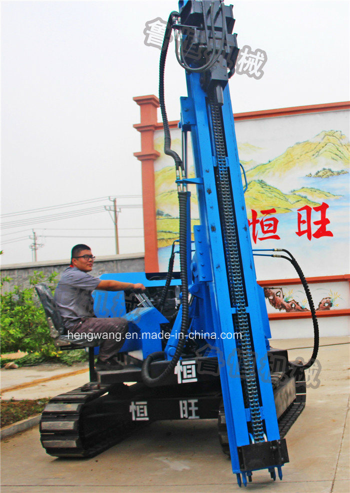 Crawler Type Guardrail Post Pile Driver/Hydraulic Piling Machine/Screw Driving Pile