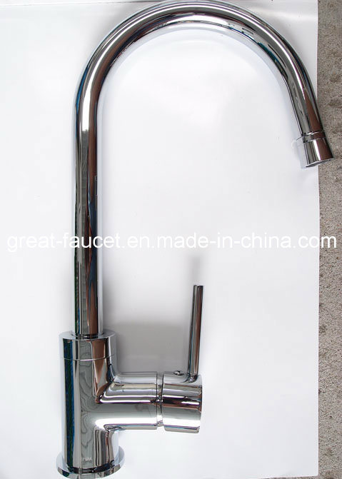 Contemporary Brass Pull-out Kitchen Faucet