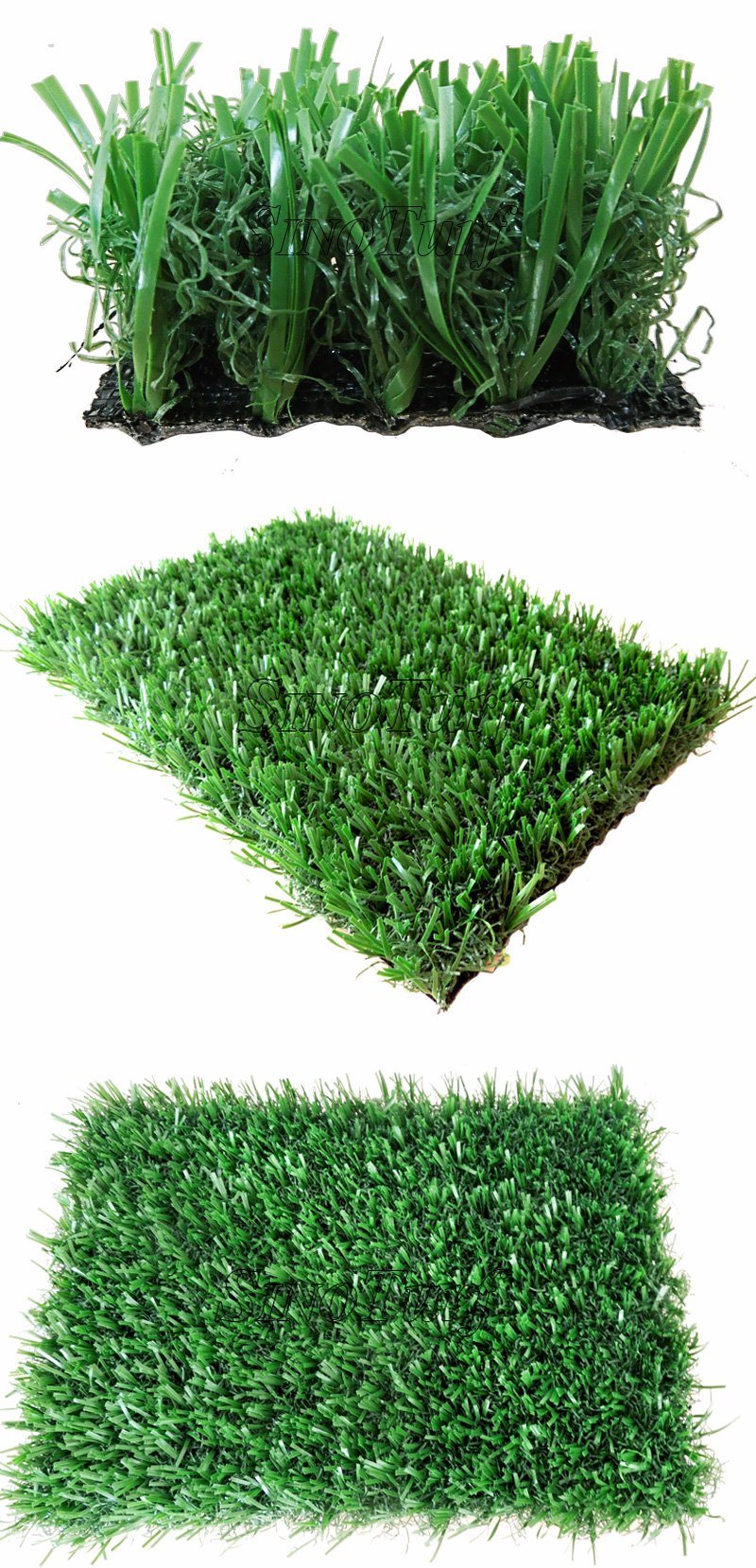 25mm Infill Free Artificial Turf Grass for Football, Soccer, Hockey, Futsal