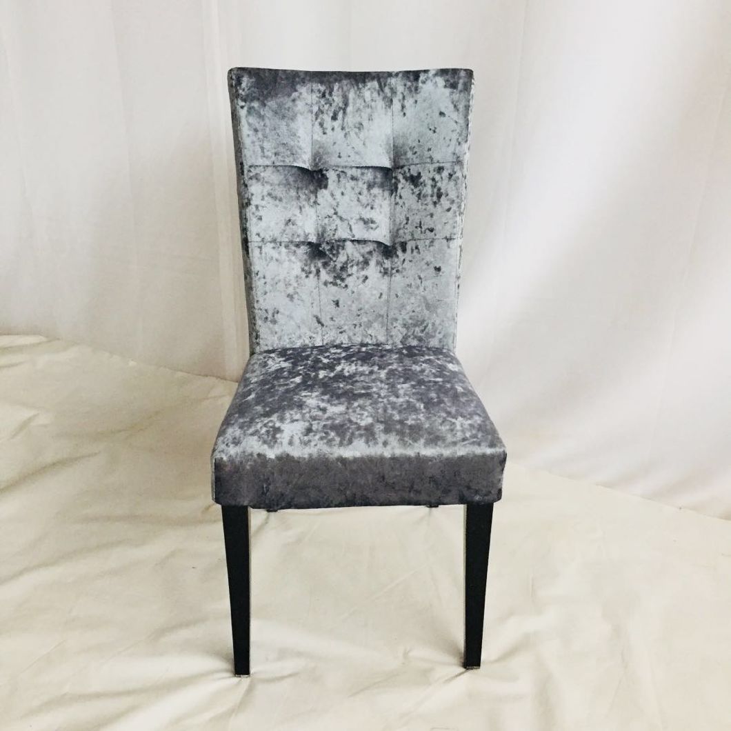 Quality Factory Furniture Hotel Restaurant High Thickness Cushion Metal Iron Dining Chair