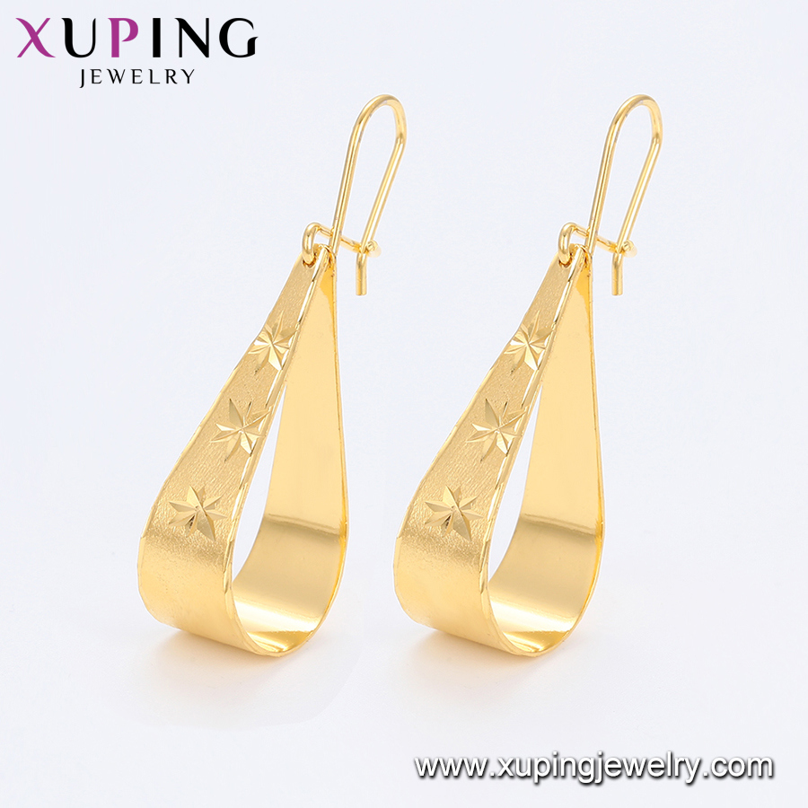 New Arrival Women Earrings, 24K Gold Plated Earrings for Women, Latest Design Luxury Earrings