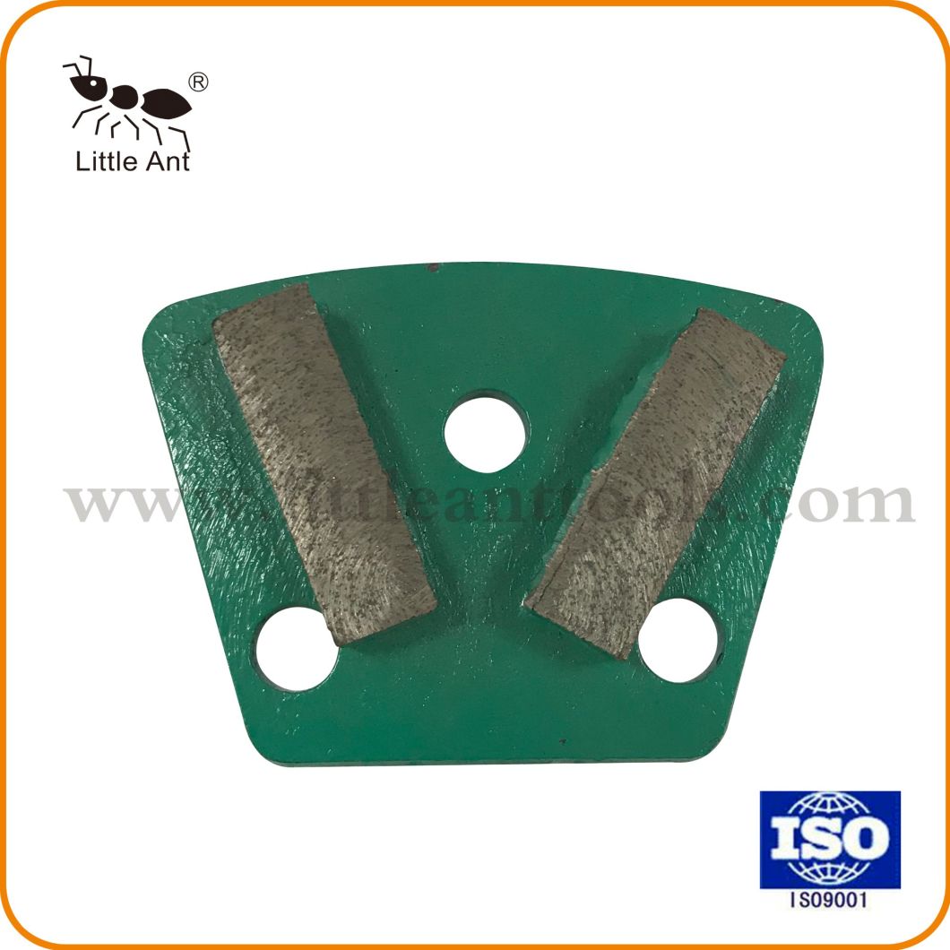 Good Diamond Tool Concrete Hard Grinding Shoe Trapezoid Grinding Blade