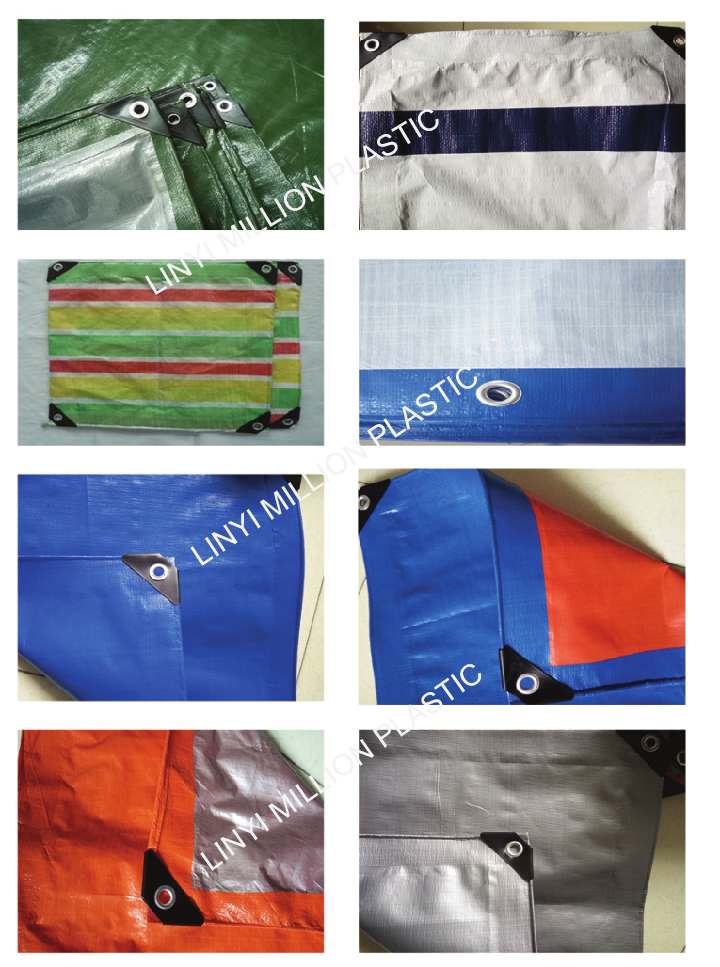 Brazil Market Blue Heavy Duty PE Tarpaulin