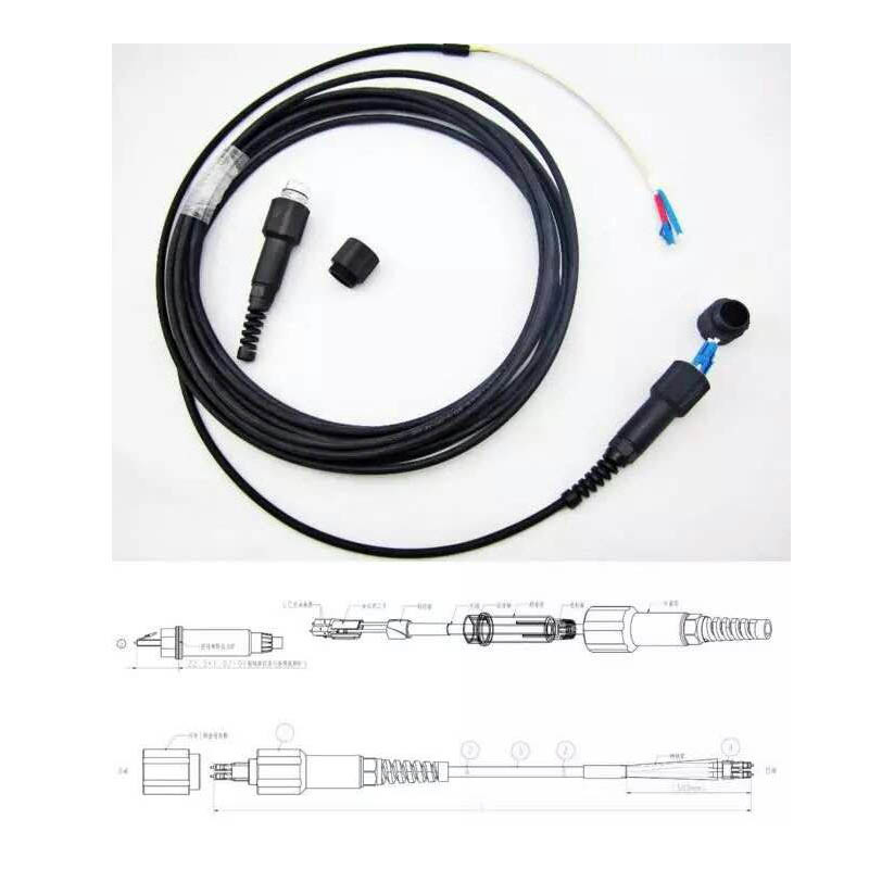 Waterproof Fiber Patch Cord High Quality Factory Sell Directly Duplex Sengko IP LC Connector