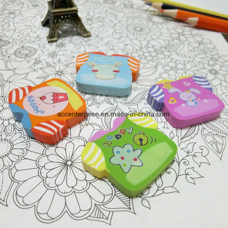 Cute Cartoon PVC/TPR Eraser, Children Eraser