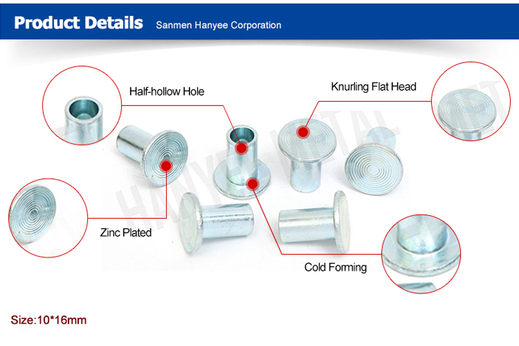 Accept OEM Hot DIP Galvanizing Clutch Rivet