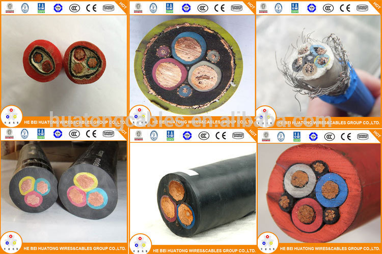 Mine Power Submarine Cable XLPE/Rubber Marine Cable Specification Submarine Power Cable Factory Price Type Dg 2/0AWG 4/0AWG 3/0AWG