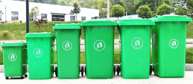 240 Liter Garbage Bin Outdoor Plastic Waste Bin