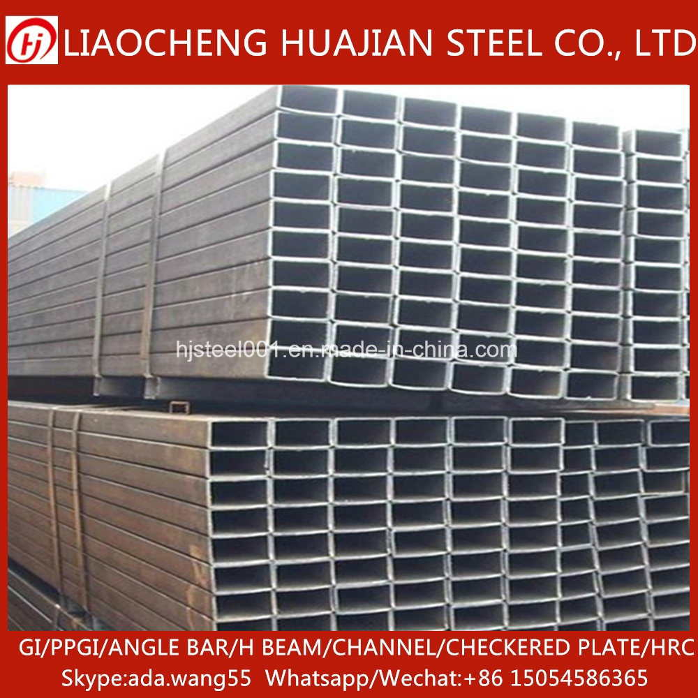 Black Carbon Steel Square Tube Used for Structure